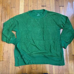 Aerie Fleece Split Side Extra Soft Sweatshirt ‘A Little Nice’